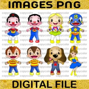 Bely y Beto Bundle PNG Animated Characters Birthday T-Shirt Party Cake Topper Family Matching Mom Dad Brother Sister